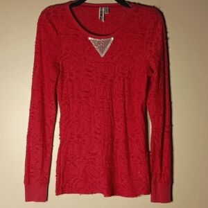 BKE Shirt with Textured Detailing